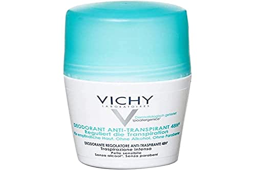 Vichy deodorante 48 ore, intensivo anti-traspirante, roll on, 50 ml