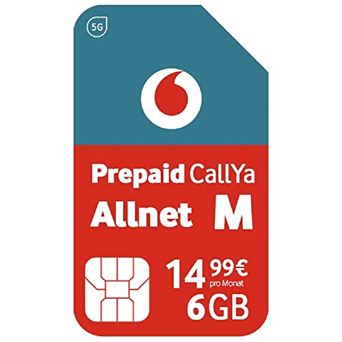 Vodafone Scheda SIM prepagata CallYa Allnet Flat M senza contratto ...