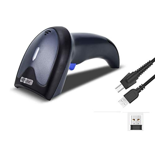 W8-X Lettore Codici a Barre 2D (2,4 G wireless e Bluetooth e cavo USB) Barcode Scanner con QR PDF417 DataMatrix Maxicode per telefoni cellulari, Android,iOS,ipad,PC,Windows,MAC OS.