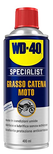 Wd-40 Specialist Moto Grasso Catena Moto Spray, 400 Ml, Trasparente