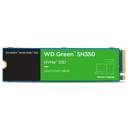 WD Green SN350 da 2 TB, NVMe SSD - Gen3 PCIe, QLC, M.2 2280, con velocità di lettura da 3,200 MB s