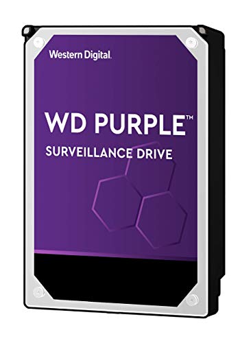 WD Purple Hard Disk Drive 3 TB per sorveglianza, Intellipower 3.5 Inch SATA 6 Gb s 64 MB di cache 5400 rpm - Opzione FFP