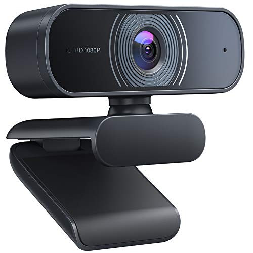 Webcam Full HD 1080p Video CAM Web Doppio microfono incorporato PC Laptop Desktop USB Camera per videochiamate, registrazioni, conferenze,