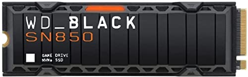 Western Digital SSD interno Black SN850 M.2 NVMe 2TB (ideale per PS5, con dissipatore di calore)