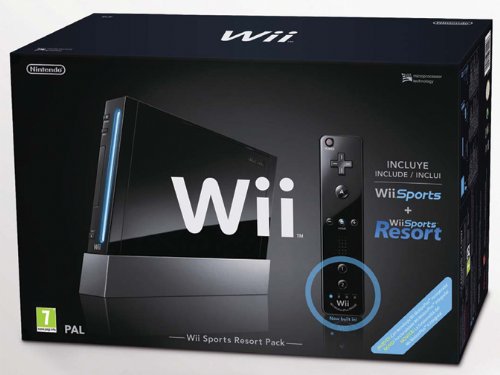 Wii Sports Resort Pack Black - Console + Telec Plus