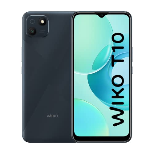 WIKO T10 Smartphone, 2+64 GB Cellulare Nero Mezzanotte, Telefono sb...