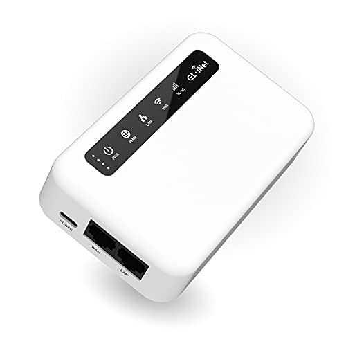 XE300(Puli) 4GLTE Mobile Smart VPN Router, Portable WiFi Wireless Travel Hotspot, EMEA(EP06-E Module installed), Router AccessPoint Extender WDSMode, OpenWrt, 5000mAhBattery, OpenVPNClient