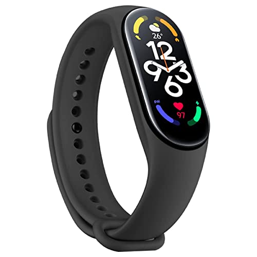 Xiaomi Mi Smart Band 7 Activity Tracker Fitness Smartwatch con Schermo AMOLED a Colori 1,62  Monitoraggio SpO2 e Battito Cardiaco 120+ Modalità di Esercizio, Contapassi, Ricarica Magnetica, 5 ATM Nero