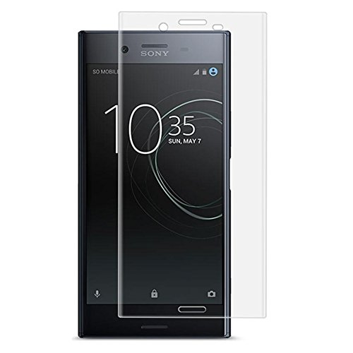 XMTN Pellicola protettiva per display per Sony Xperia XZ1 da 5,2 , bordo curvo 3D, 0,3 mm, sottile, durezza 9H, ultra trasparente, per smartphone Sony Xperia XZ1 (trasparente)