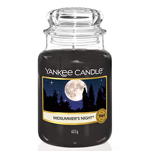 Yankee Candle Candela Profumata In Giara Grande, Notte Di Mezza Estate, Durata Fino A 150 Ore, ‎10.7 X 10.7 X 16.8 Cm