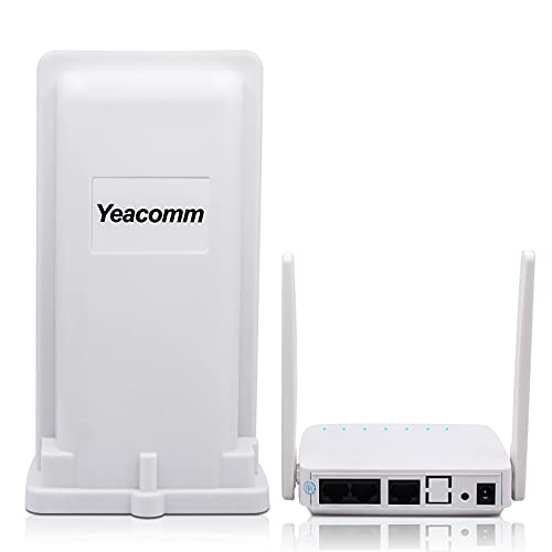 Yeacomm Outdoor Router 4G WiFi CPE, Mobile Router 4g Wi-Fi Supporta Tutti Gli Operatori in Italia, Mobile Router Hotspot Portatile con 2 antenne, 4G LTE Cat4 150Mbps