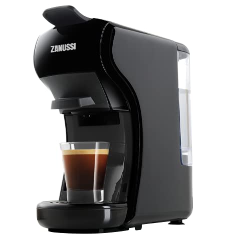 Zanussi - Macchina per caffè espresso in capsule, cialde e caffè macinato, multisistema 4 in 1, nero, CKZ39