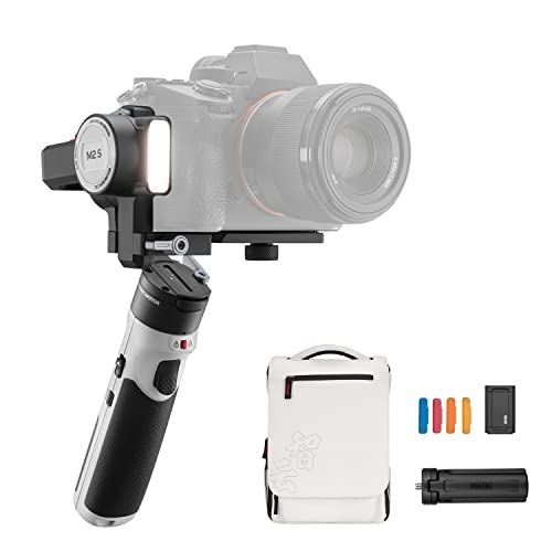 ZHIYUN Crane M2S Combo[Official] 3-Axis Stabilizer Gimbal for Smartphones, Action Cams, Compact and Lightweight Hybrid Cameras