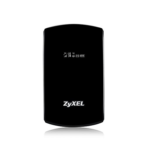 Zyxel 4G LTE-A Portable 802. 11ac Hotspot Router Cat6 300Mbps Carrier Aggregation, 2800mAh battery [WAH7706]
