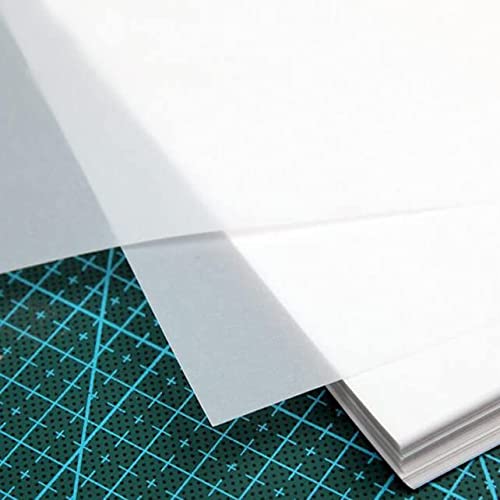 100 fogli di carta trasparente da 70g qm, DIN A4 stampabili, carta ...