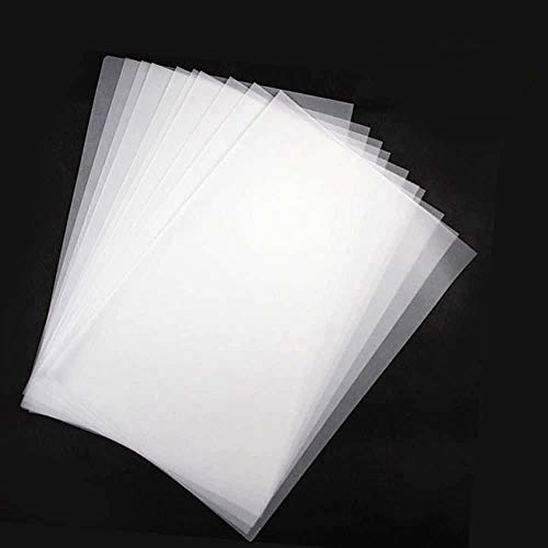 100 fogli di carta trasparente da 70g qm, DIN A4 stampabili, carta ...