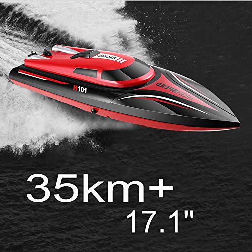 17  Telecomando Racing Boat Watercraft Ad Alta Velocità 30 KM H Enorme Grande Motore Servo Motoscafo con Automaticamente per Ragazzi Adulti H101