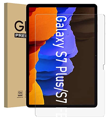 [2 Pezzi] Keikail Pellicola Protettiva per Samsung Galaxy Tab S7 FE 5G 2021   Galaxy Tab S7+ Plus 2020 12.4 Pollici Durezza 9H Vetro Temperato Pellicola Protettiva Schermo [SM-T970 T975 T976 T978]