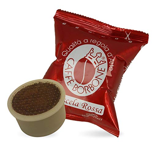 200 capsule Borbone miscela rosso compatibili espresso point...