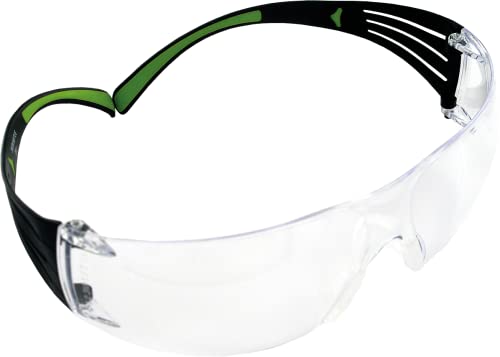 3M SF401AF Occhiali di Protezione Anti-UV, Anti Nebbia, Trasparente