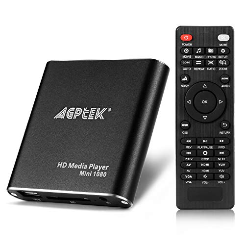 AGPTEK MKV media player 1080P HD Digital Media Player - MKV RM - HD...