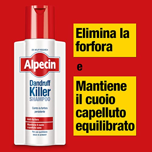 Alpecin Killer Shampoo Antiforfora 1 x 250 ml | Shampoo antiforfora...