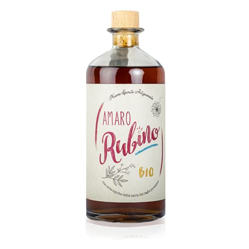 Amaro Rubino Bio, liquore biologico a base di miele ed erbe, aperit...