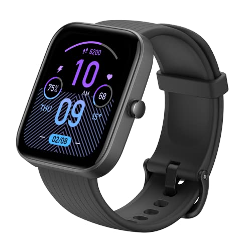 Amazfit Bip 3 Pro Smartwatch Orologio Intelligente Fitness Tracker, 1,69  Full Touch, 60 Modalità Sport, Cardiofrequenzimetro, Impermeabile 5 ATM, GPS, SpO2, Monitor del Sonno, Uomo, Donna