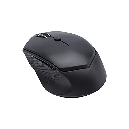 Amazon Basics Mouse wireless e Bluetooth da 2,4 GHZ a 6 pulsanti, colore nero