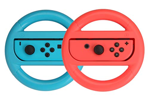 Amazon Basics - Volanti per Nintendo Switch - Blu Rosso (confezione da 2)
