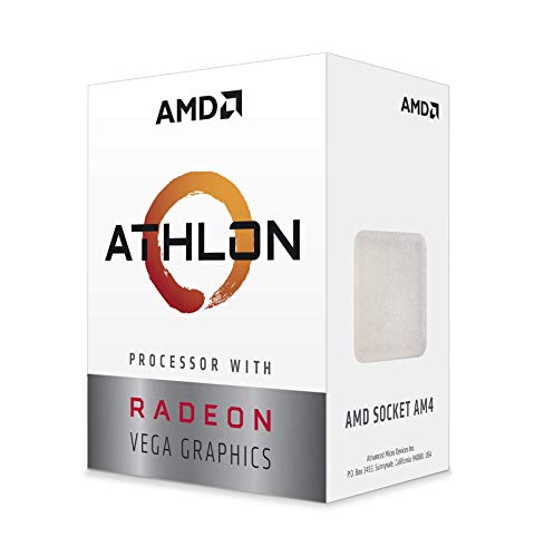 AMD Athlon 3000G Processore con grafica Radeon Vega 3 (2C 4T, orolo...