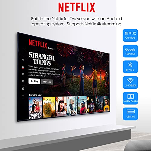 Android TV Box 10.0 KM2 Android TV con Netflix Certificato Amlogic ...