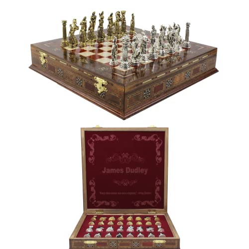 Antochia Crafts Set di scacchi personalizzati da 11 cm, set di scac...