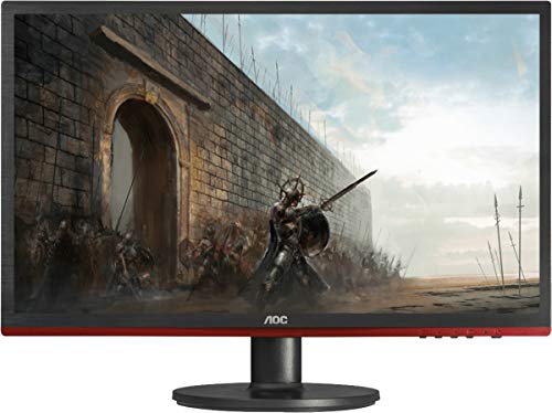 AOC G2460VQ6 Monitor per PC Desktop Gaming da 24 , FHD, 1920x1080, 75Hz, 1 ms, Speaker, D-Sub, HDMI, DP, Nero