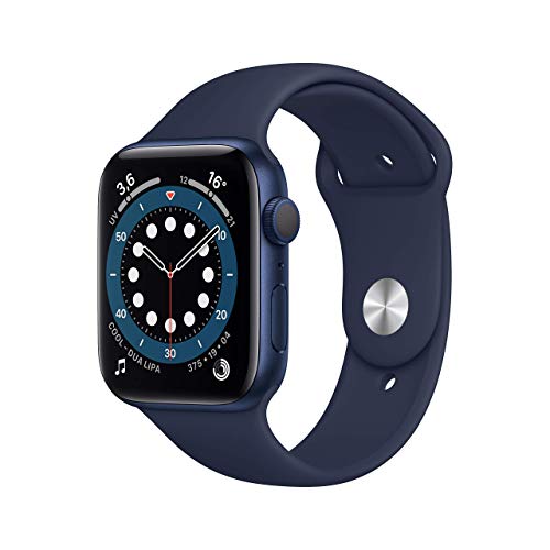 Apple Watch Series 6 (GPS, 44 mm) Cassa in alluminio azzurro con...