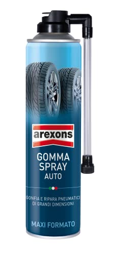 AREXONS 8470 Gomma Spray Maxi Formato 400 ml, Gomma Sigilla Foratur...