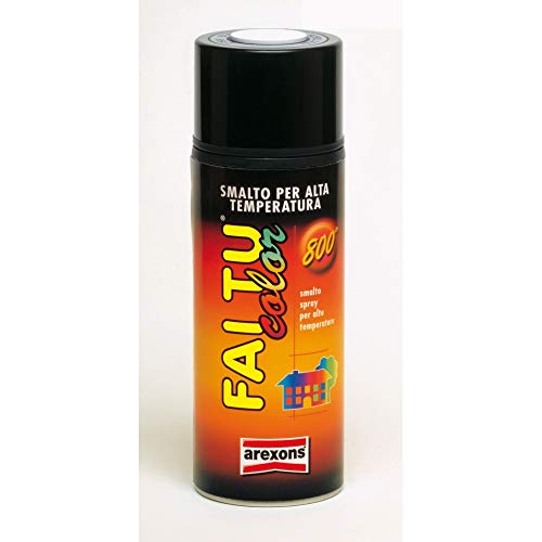 AREXONS Vernice spray nero opaco per marmitte 400ml Vespa (Marmitte Tubi Scarico e Parti)   Spray paint matt black for exhaust 400ml Vespa (Exhaust pipes and mufflers Parts)