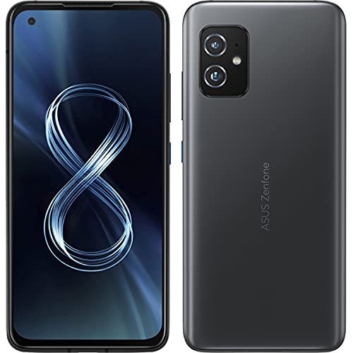 ASUS Zenfone 8 ZS590KS-2A009EU, Smartphone 5G, Display 5,92  AMOLED 2400x1080 120Hz, 256 GB, RAM 8GB, 3 fotocamere, 4000mAh, Dual SIM, (2021), Obsidian Black