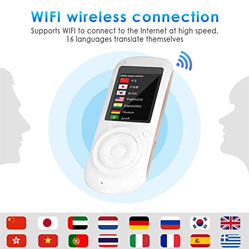 AURADO Smart Voice Translator, 2.4  Touch Screen Mini Dispositivo d...