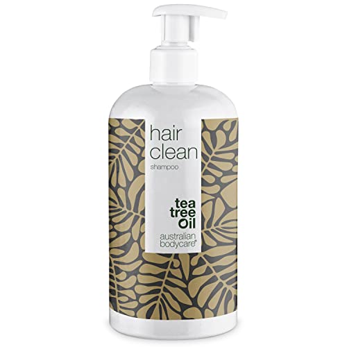 Australian Bodycare Hair Clean 500ml | Shampoo al Tea Tree Oil antiforfora e antiprurito | Per cuoio capelluto secco, pruriginoso e squamoso | Sollievo contro psoriasi, eczema, brufoli | 100% vegano