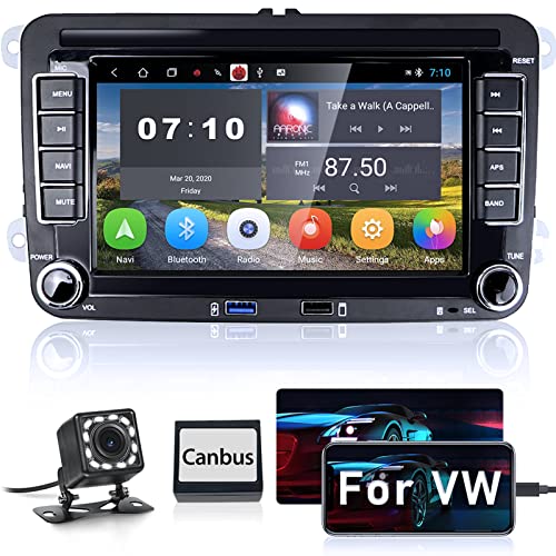 Autoradio Android 2 Din per VW Golf 7 Pollici Touch Screen Radio Auto con GPS Navigatore Stereo Auto Bluetooth WiFi FM USB SWC Mirror Link