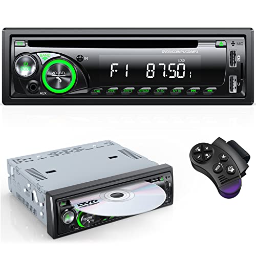 Autoradio Bluetooth con Lettore CD DVD, Chismos FM AM RDS Stereo Au...