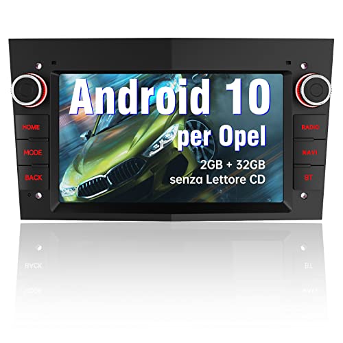 AWESAFE Autoradio con CarPlay e Android Auto [2G+32GB] 7 Pollici Android 10 Car Radio per Opel Meriva Corsa Zafira Vivaro Antara Bluetooth WIFI DSP USB RDS DAB+ Mirror Link
