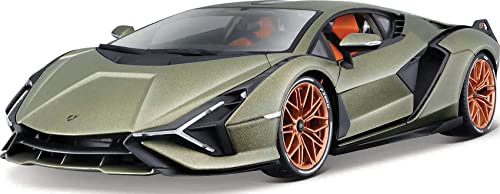 Bburago- Lamborghini Sian FKP 37 Giocattolo, Design e Colori Assortiti, 18-21099-00000053