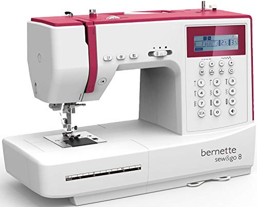 Bernette Sew&GO8 - Macchina da cucire computerizzata con 197 progra...