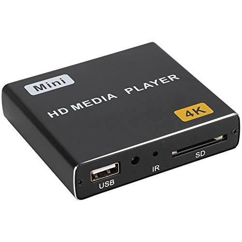 Bewinner1 Lettore Video Musicale 4K HDMI, Lettore multimediale Digitale USB Full-HD, Lettore multimediale Universale per Android, Lettore Audio Universale Portatile Multifunzione(UE)
