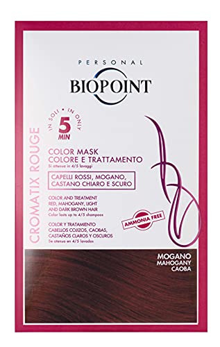 Biopoint Cromatix - Color Mask Colore Mogano, Maschera Colorante pe...