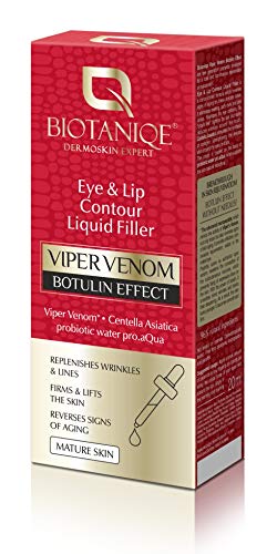 Biotaniqe Viper - Filler liquido per contorno occhi e labbra, 20 ml