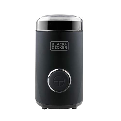 BLACK+DECKER BXCG150E - Macinacaffè elettrico da 150 W, Contenitor...
