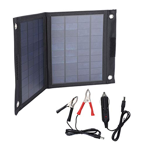 Blantye Modulo di alimentazione fotovoltaica portatile per borsa per caricabatterie per pannello solare da 20 W per campeggio in bicicletta
